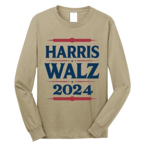 Kamala Harris Tim Walz Waltz Long Sleeve Shirt