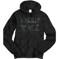 Kamala Harris Tim Walz Waltz Cat 2024 Tie Dye Hoodie