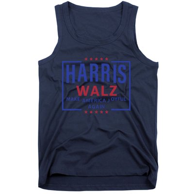 Kamala Harris Tim Walz Waltz Make America Joyful Again 2024 Tank Top