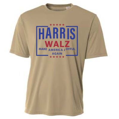 Kamala Harris Tim Walz Waltz Make America Joyful Again 2024 Cooling Performance Crew T-Shirt