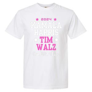 Kamala Harris Tim Walz 2024 President Election I’M With Them Garment-Dyed Heavyweight T-Shirt