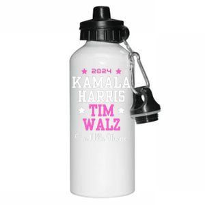 Kamala Harris Tim Walz 2024 President Election I’M With Them Aluminum Water Bottle