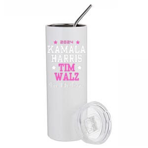 Kamala Harris Tim Walz 2024 President Election I’M With Them Stainless Steel Tumbler