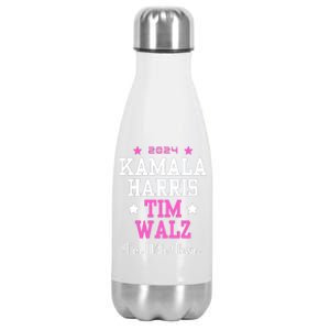 Kamala Harris Tim Walz 2024 President Election I’M With Them Stainless Steel Insulated Water Bottle