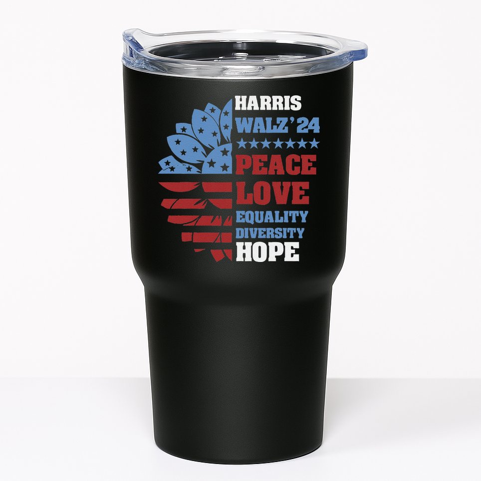 Kamala Harris Tim Walz 2024 Peace Lgbt Harris Walz Waltz Tumbler