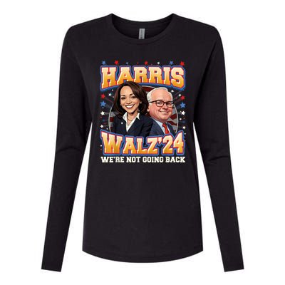 Kamala Harris Tim Waltz 2024 Womens Cotton Relaxed Long Sleeve T-Shirt