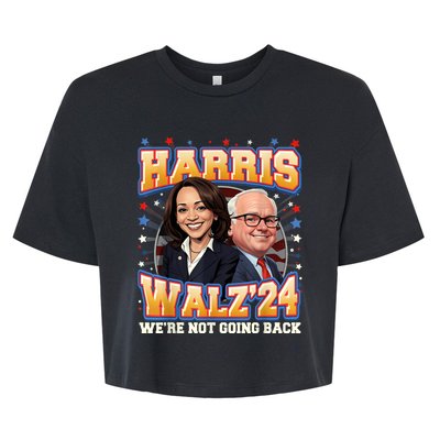 Kamala Harris Tim Waltz 2024 Bella+Canvas Jersey Crop Tee