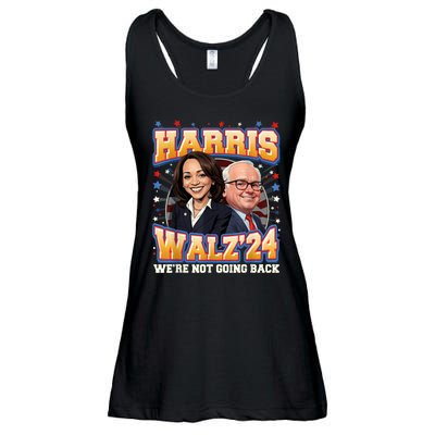 Kamala Harris Tim Waltz 2024 Ladies Essential Flowy Tank