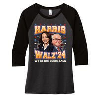 Kamala Harris Tim Waltz 2024 Women's Tri-Blend 3/4-Sleeve Raglan Shirt