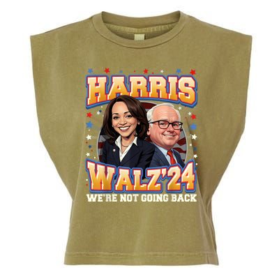 Kamala Harris Tim Waltz 2024 Garment-Dyed Women's Muscle Tee