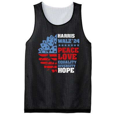 Kamala Harris Tim Walz 2024 Peace Lgbt Harris Walz Waltz Mesh Reversible Basketball Jersey Tank