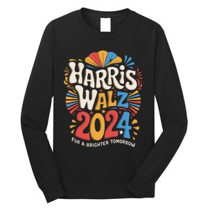 Kamala Harris Tim Waltz Campaign Harris Walz 2024 Election Long Sleeve Shirt