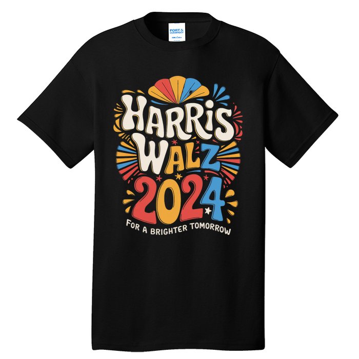 Kamala Harris Tim Waltz Campaign Harris Walz 2024 Election Tall T-Shirt