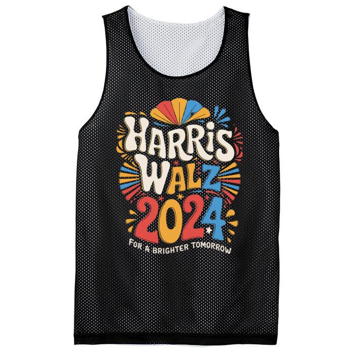 Kamala Harris Tim Waltz Campaign Harris Walz 2024 Election Mesh Reversible Basketball Jersey Tank