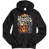 Kamala Harris Tim Waltz Campaign Harris Walz 2024 Election Tie Dye Hoodie