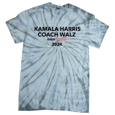 Kamala Harris Tim Walz Waltz Tie-Dye T-Shirt