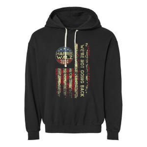 Kamala Harris Tim Walz Waltz Garment-Dyed Fleece Hoodie