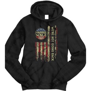 Kamala Harris Tim Walz Waltz Tie Dye Hoodie