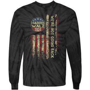 Kamala Harris Tim Walz Waltz Tie-Dye Long Sleeve Shirt