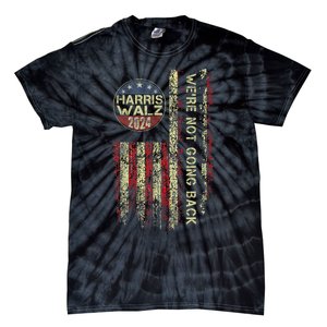 Kamala Harris Tim Walz Waltz Tie-Dye T-Shirt