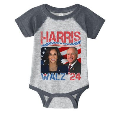 Kamala Harris Tim Walz Waltz Infant Baby Jersey Bodysuit