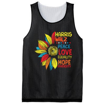 Kamala Harris Tim Walz 2024 Peace Lgbt Harris Walz Waltz Mesh Reversible Basketball Jersey Tank