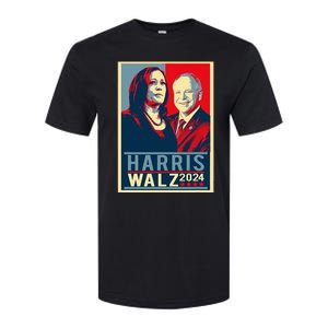 Kamala Harris Tim Waltz 2024 Election Harris Waltz 2024 Softstyle® CVC T-Shirt