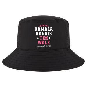 Kamala Harris Tim Walz 2024 President Election Im With Them Cool Comfort Performance Bucket Hat