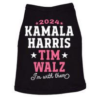 Kamala Harris Tim Walz 2024 President Election Im With Them Doggie Tank