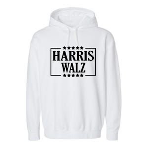 Kamala Harris Tim Walz 2024 Election Harris Walz Waltz 2024 Gift Garment-Dyed Fleece Hoodie