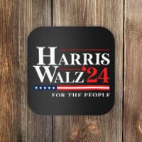 Kamala Harris Tim Walz Waltz For The People 2024 Coaster