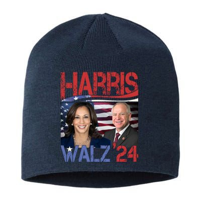 Kamala Harris Tim Walz 2024 Election Sustainable Beanie