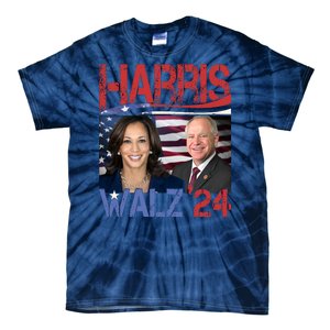 Kamala Harris Tim Walz 2024 Election Tie-Dye T-Shirt