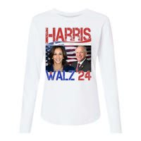 Kamala Harris Tim Walz 2024 Election Womens Cotton Relaxed Long Sleeve T-Shirt