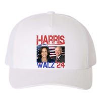 Kamala Harris Tim Walz 2024 Election Yupoong Adult 5-Panel Trucker Hat