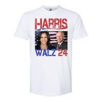 Kamala Harris Tim Walz 2024 Election Softstyle CVC T-Shirt