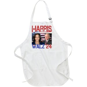 Kamala Harris Tim Walz 2024 Election Full-Length Apron With Pockets