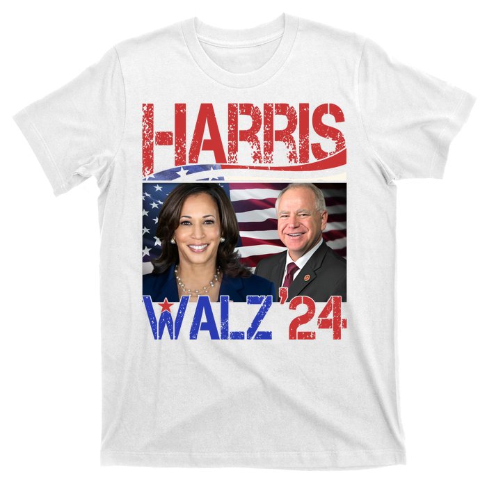 Kamala Harris Tim Walz 2024 Election T-Shirt