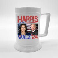 Kamala Harris Tim Walz 2024 Election Beer Stein