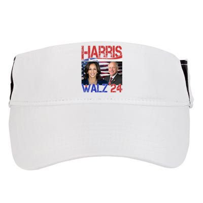 Kamala Harris Tim Walz 2024 Election Adult Drive Performance Visor