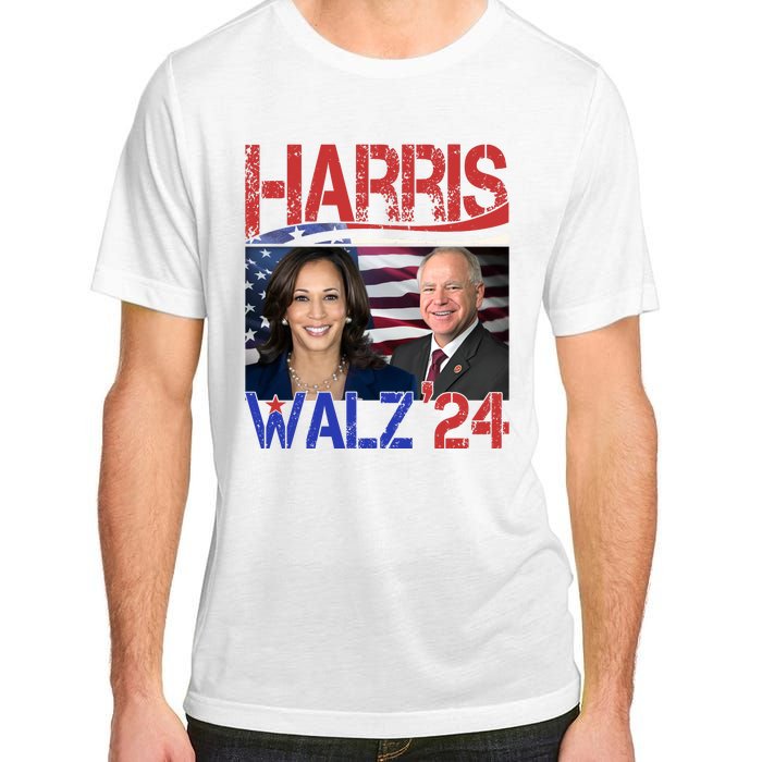 Kamala Harris Tim Walz 2024 Election Adult ChromaSoft Performance T-Shirt