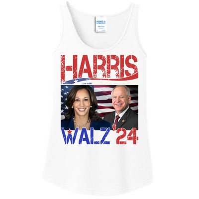 Kamala Harris Tim Walz 2024 Election Ladies Essential Tank