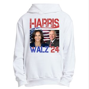 Kamala Harris Tim Walz 2024 Election Urban Pullover Hoodie