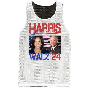 Kamala Harris Tim Walz 2024 Election Mesh Reversible Basketball Jersey Tank