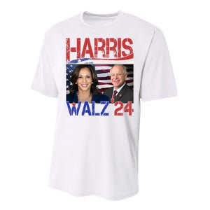 Kamala Harris Tim Walz 2024 Election Performance Sprint T-Shirt