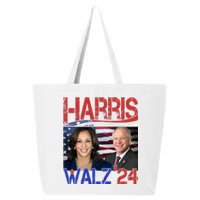 Kamala Harris Tim Walz 2024 Election 25L Jumbo Tote