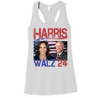 Kamala Harris Tim Walz 2024 Election Women's Racerback Tank