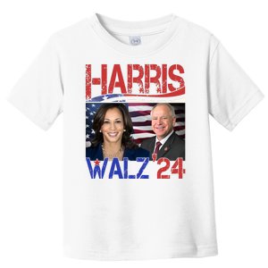 Kamala Harris Tim Walz 2024 Election Toddler T-Shirt