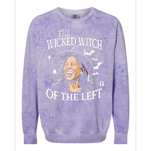 Kamala Harris The Wicked Witch Of The Left Halloween Colorblast Crewneck Sweatshirt