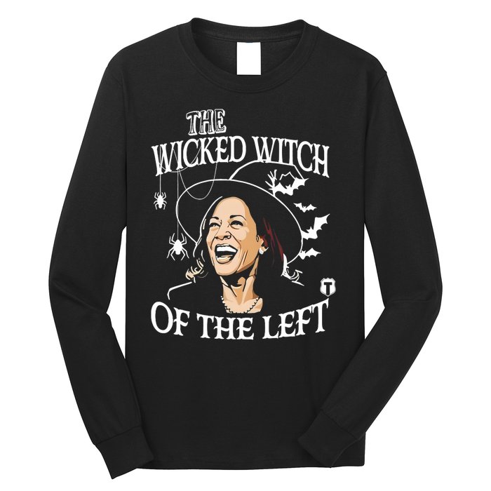 Kamala Harris The Wicked Witch Of The Left Halloween Long Sleeve Shirt